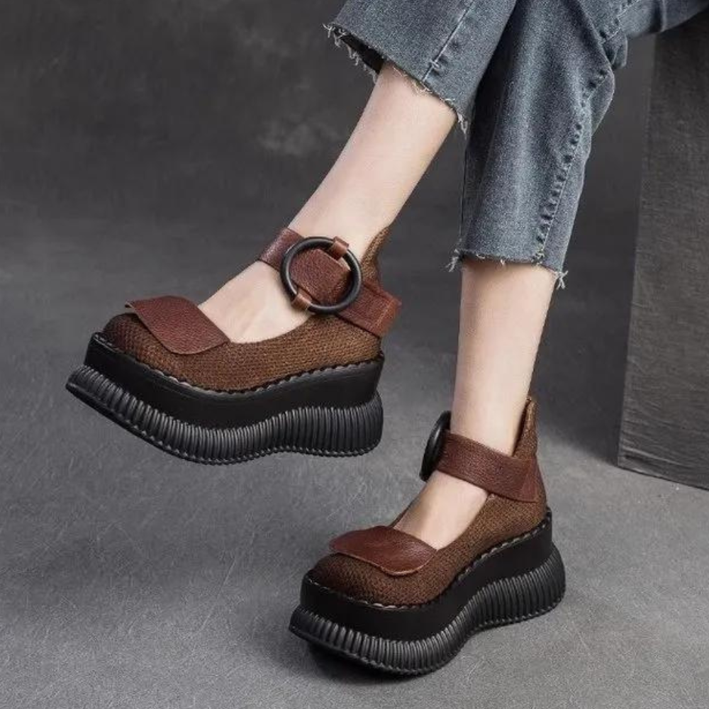 Daphne - Wandelschoenen met Bandje - Comfortabel en Waterdicht - Voor Dames - Voor Elk Weertype