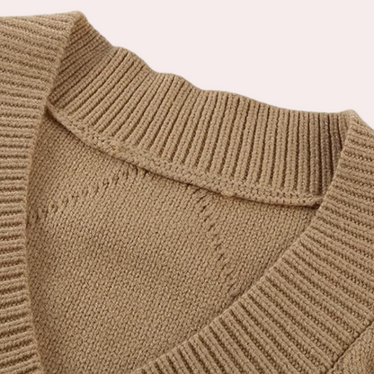 Emma - Mouwloos Vest - Luxe V-hals - Voor Dames - Perfect voor Elke Gelegenheid
