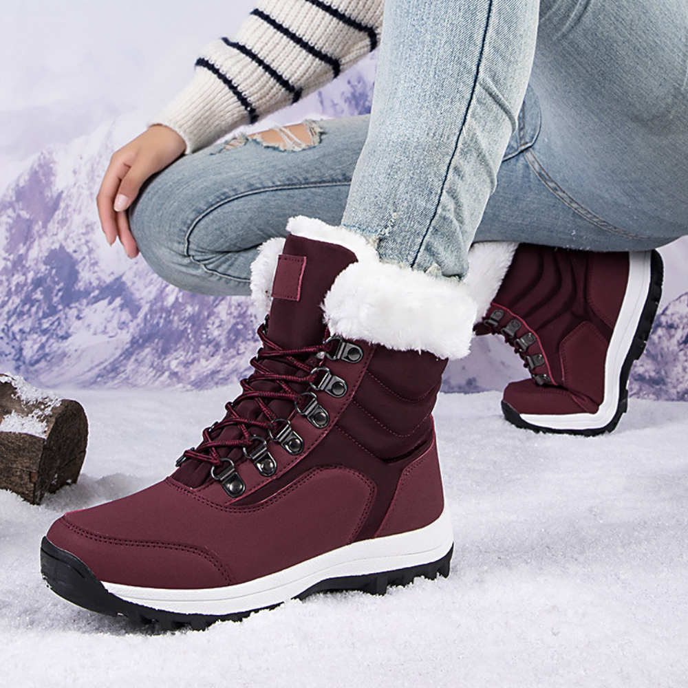 Lina - Sneeuwlaarzen - Antislip Grip - Voor Dames - Ideaal voor Koude Dagen