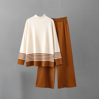 Amelia - Gebreide Twee-delige Set - Comfortabele Elegant - Voor Dames - Perfect voor Elke Gelegenheid