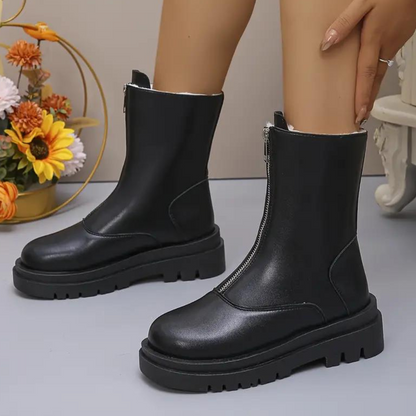 Emma - Winter Rits Laarzen - Stijlvol en Comfortabel - Voor Dames - Wintermode