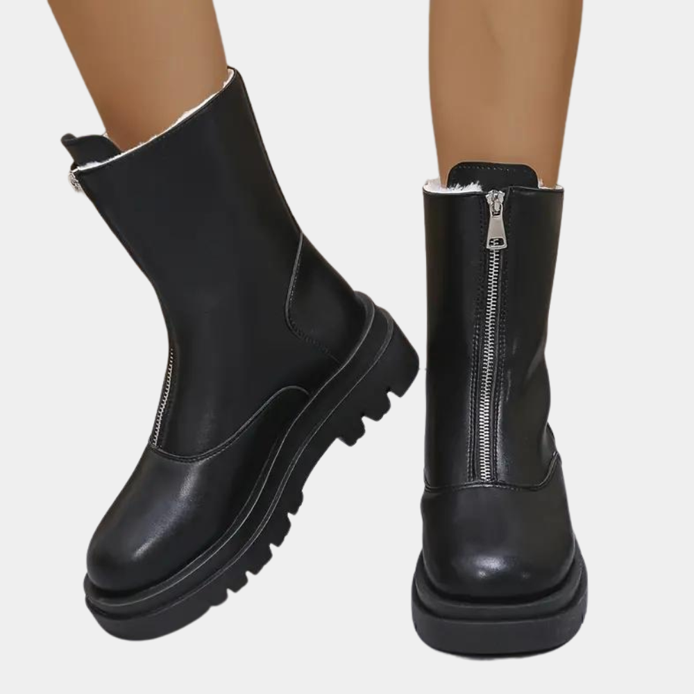 Emma - Winter Rits Laarzen - Stijlvol en Comfortabel - Voor Dames - Wintermode