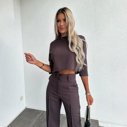 Lotte - Stijlvolle Tweedelige Set - Casual Comfort en Elegantie - Voor Dames - Herfstcollectie