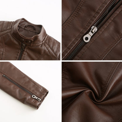Isabella - Leren Bikerjack - Elegante Asymmetrische Rits - Voor Dames - Seizoensoverschrijdend