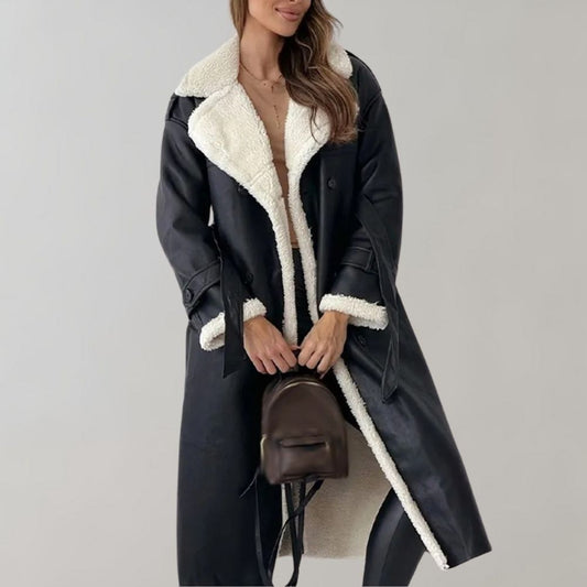 Marieke - Gevoerde Lange Winterjas - Modern en Comfortabel - Voor Dames - Winterseizoen