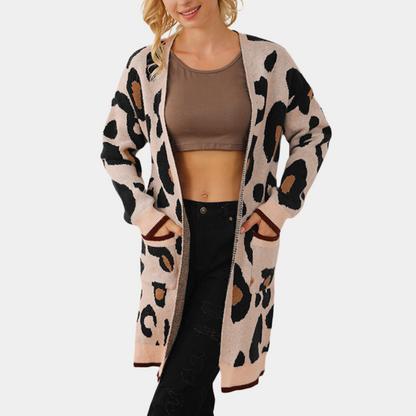 Lotte - Luipaardprint Vest - Stijlvol en Comfortabel - Voor Dames - Geschikt voor Elk Seizoen