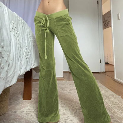 Livia - Uitlopende Broek - Comfortabele Elegantie - Voor Dames - Voor Elke Gelegenheid