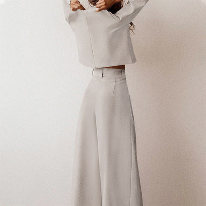 Eva - Elegante Palazzo Set - Comfortabele Pasvorm - Voor Dames - Perfect voor Elke Gelegenheid