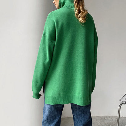 Zara - Coltrui met Zijsplitten - Ademend en Comfortabel - Voor Dames - Herfst/Winter