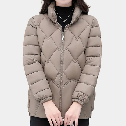 Livia - Gewatteerde Winterjas - Uitstekende Isolatie - Voor Dames - Perfect voor Koude Dagen