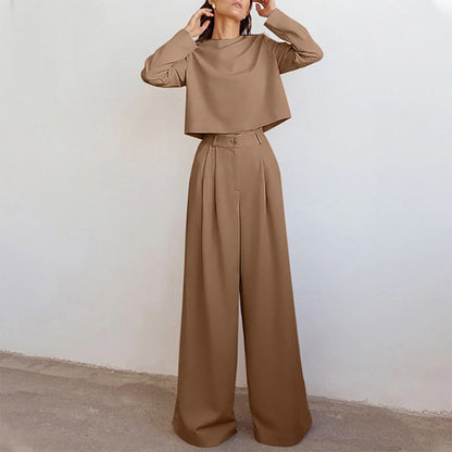 Eva - Elegante Palazzo Set - Comfortabele Pasvorm - Voor Dames - Perfect voor Elke Gelegenheid