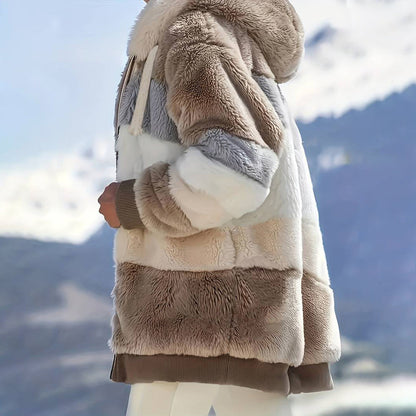 Lotte - Fleecejack met Capuchon - Luxe Polyester - Voor Dames - Ideaal voor de Herfst