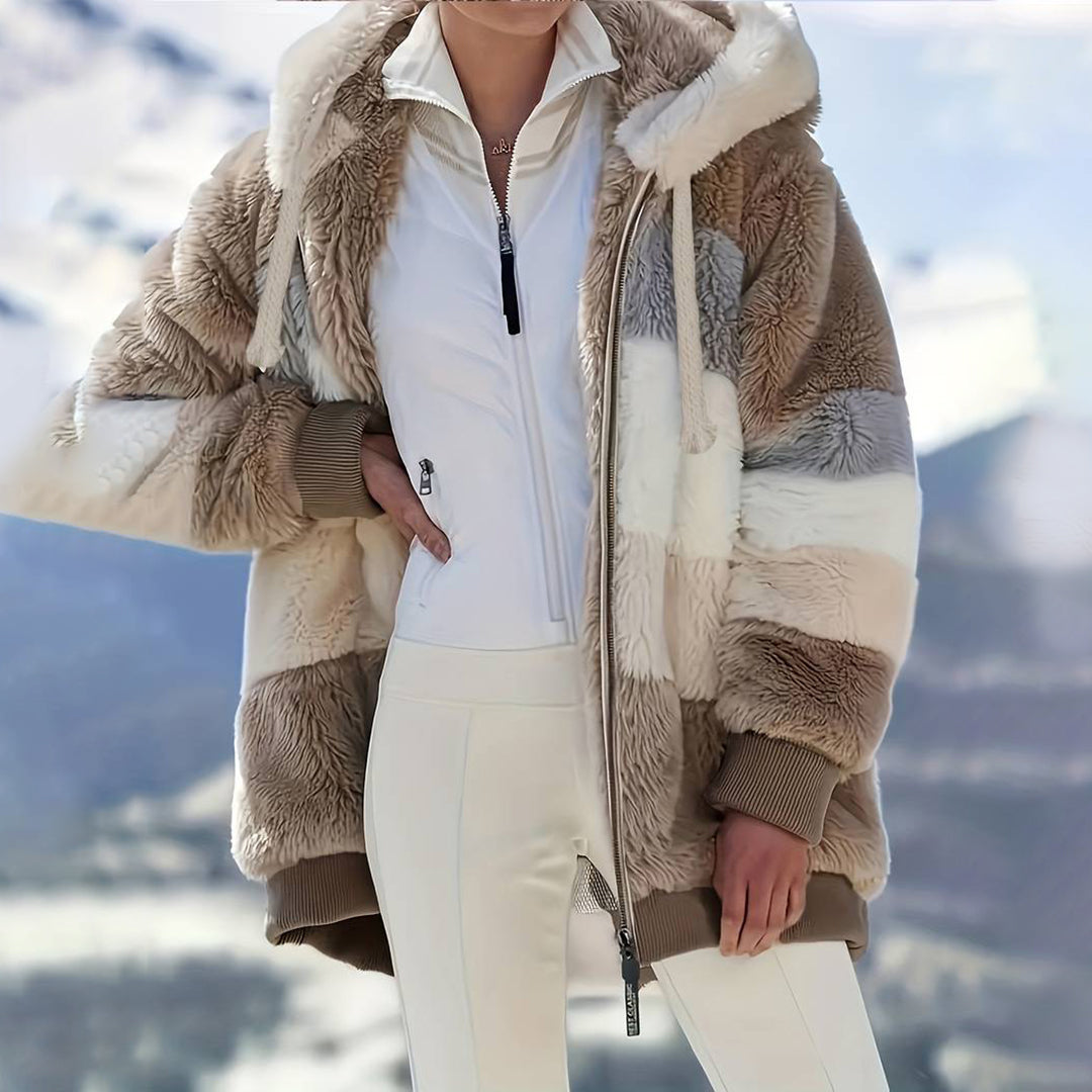 Lotte - Fleecejack met Capuchon - Luxe Polyester - Voor Dames - Ideaal voor de Herfst