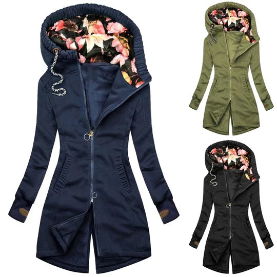 Lotte - Lange Winterjas met Capuchon - Warm en Stijlvol - Voor Dames - Perfect voor Koude Dagen