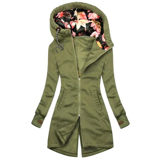 Lotte - Lange Winterjas met Capuchon - Warm en Stijlvol - Voor Dames - Perfect voor Koude Dagen