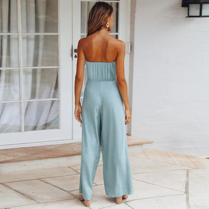 Emma - Elegante Jumpsuit - Comfortabele Pasvorm - Voor Dames - Geschikt voor Elke Gelegenheid