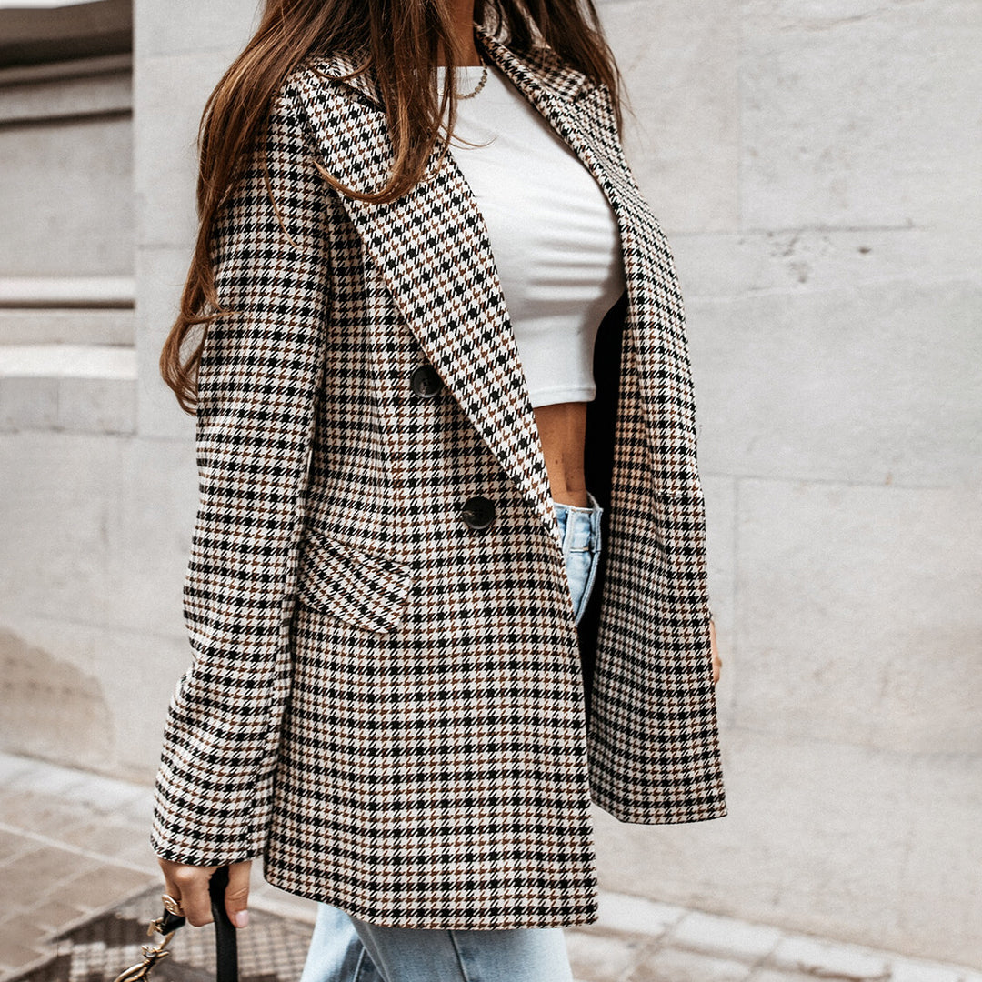 Livia - Tijdloze Blazer - Elegante Pasvorm - Voor Dames - Ideaal voor Zakelijke Gelegenheden