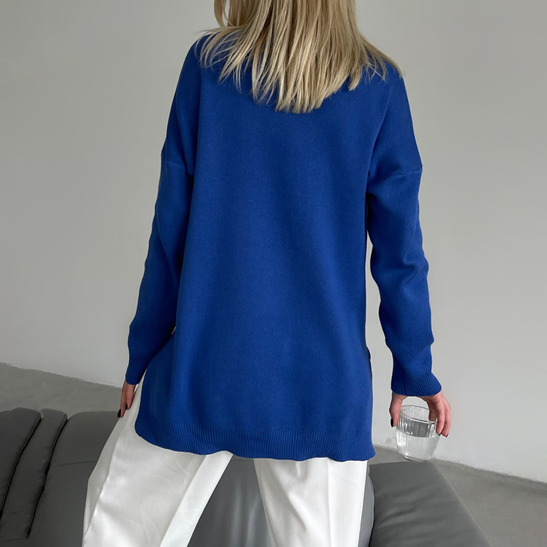Zara - Coltrui met Zijsplitten - Ademend en Comfortabel - Voor Dames - Herfst/Winter