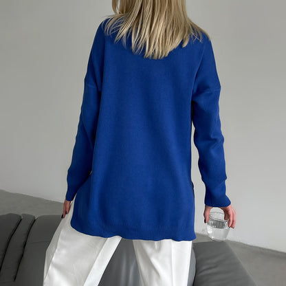 Zara - Coltrui met Zijsplitten - Ademend en Comfortabel - Voor Dames - Herfst/Winter