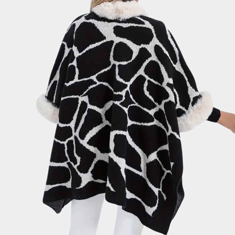 Anouk - Luxe Capejas - Zachte Textuur voor Gemak - Voor Dames - Winteroutfit