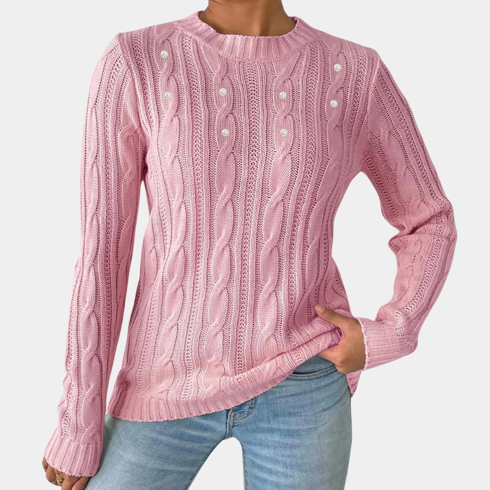 Emma - Minimalistische Trui - Comfortabele Pasvorm - Voor Dames - Het Hele Jaar Door