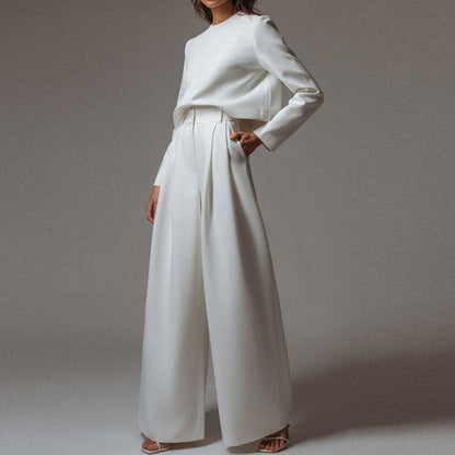 Eva - Elegante Palazzo Set - Comfortabele Pasvorm - Voor Dames - Perfect voor Elke Gelegenheid
