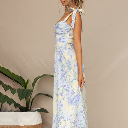 Livia - Midi-Jurk met Gebloemd Design - Comfortabele Pasvorm - Voor Dames - Perfect voor Speciale Gelegenheden