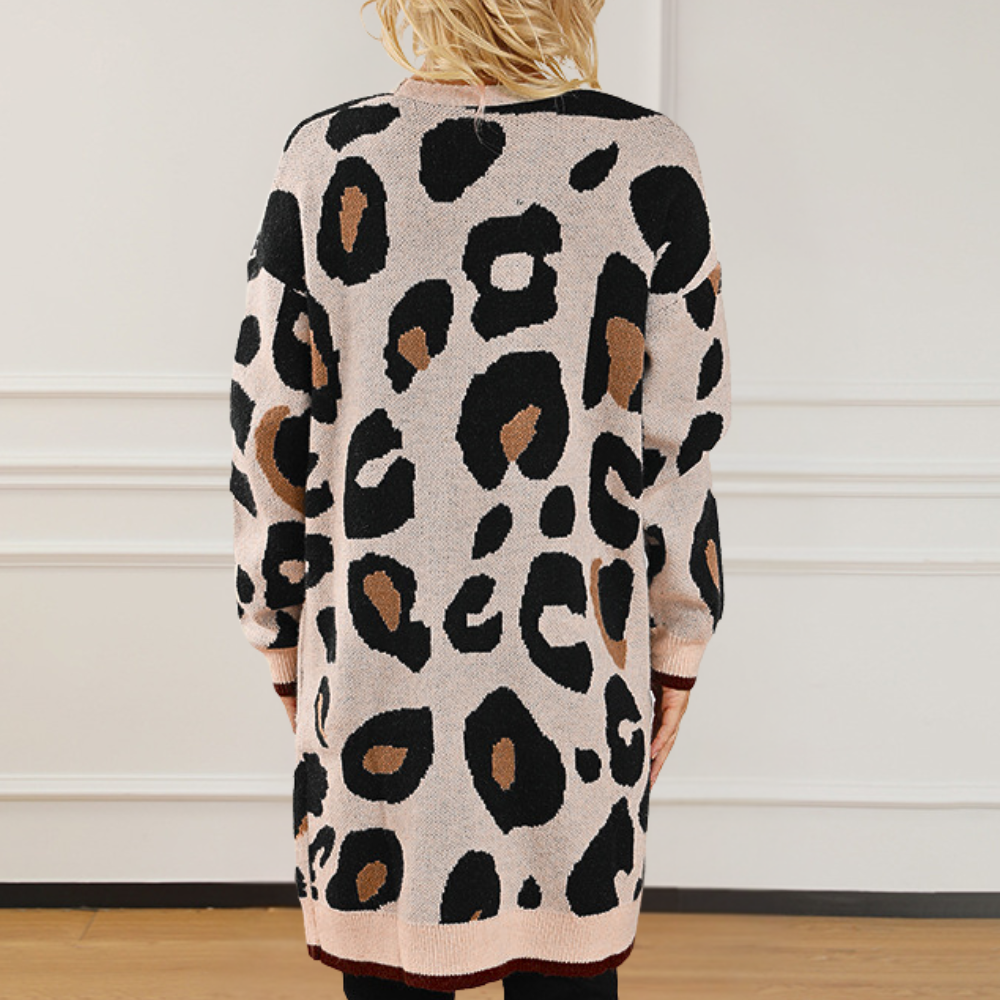 Lotte - Luipaardprint Vest - Stijlvol en Comfortabel - Voor Dames - Geschikt voor Elk Seizoen