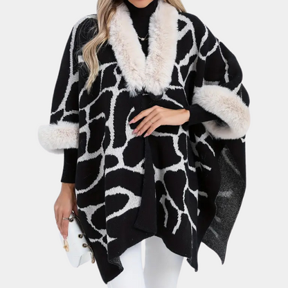 Anouk - Luxe Capejas - Zachte Textuur voor Gemak - Voor Dames - Winteroutfit